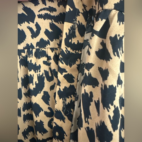 Missguided leopard print short sleeve button down smock shirtdress size 8 - Picture 5 of 9